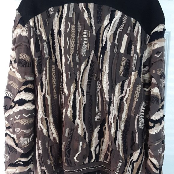 Coogi sweater jacket bomber large - Picture 2 of 4